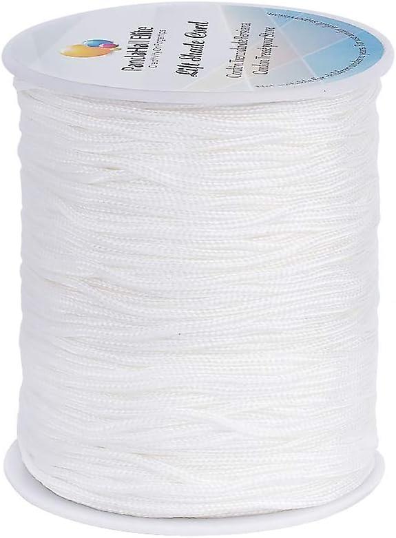 1.5mm/ 100 Yards White Nylon Braided Lift Shade Cord For Blind Shade Mini Blind Cord Replacement String For Windows， Roman Shade Repair