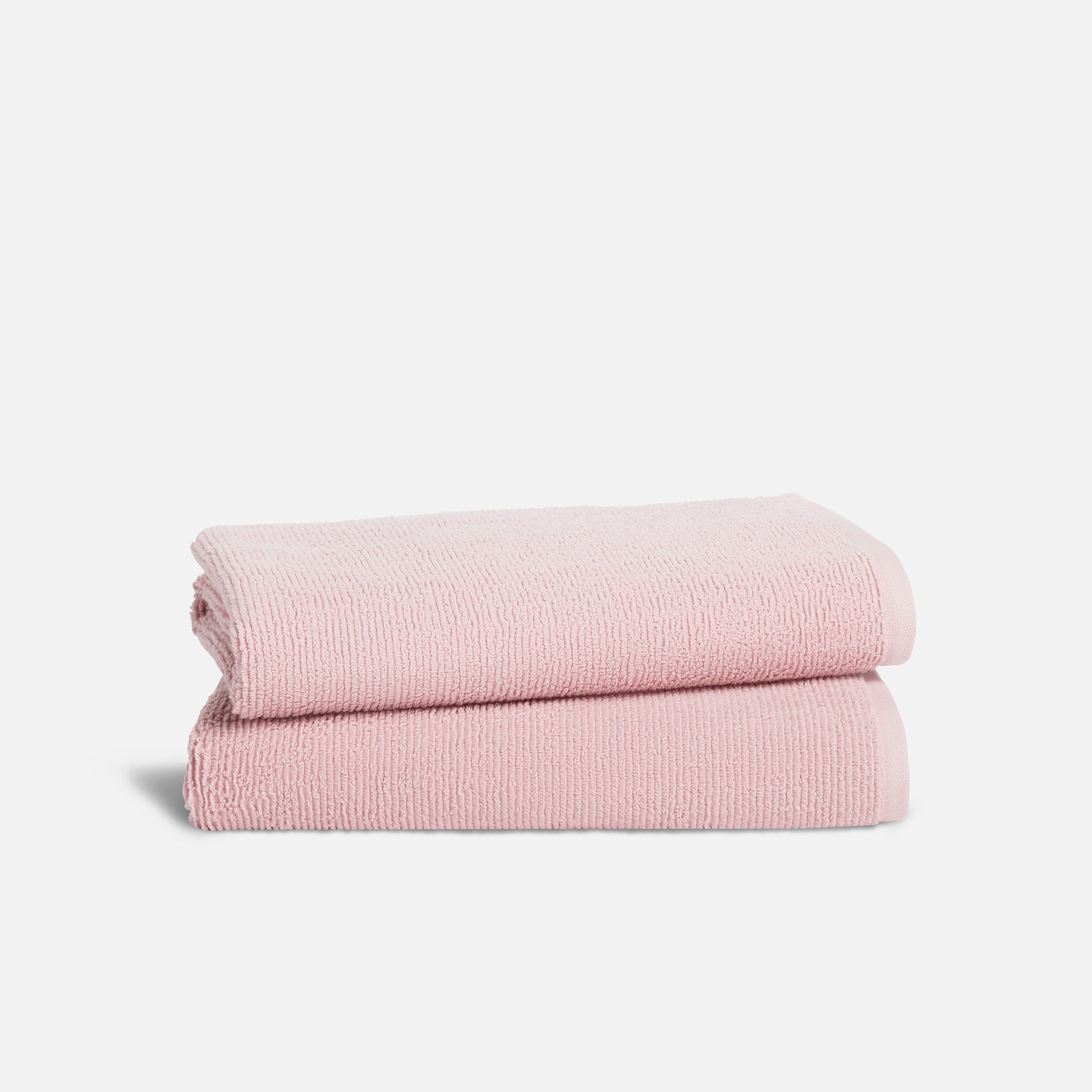 Organic Ribbed Bath Towels