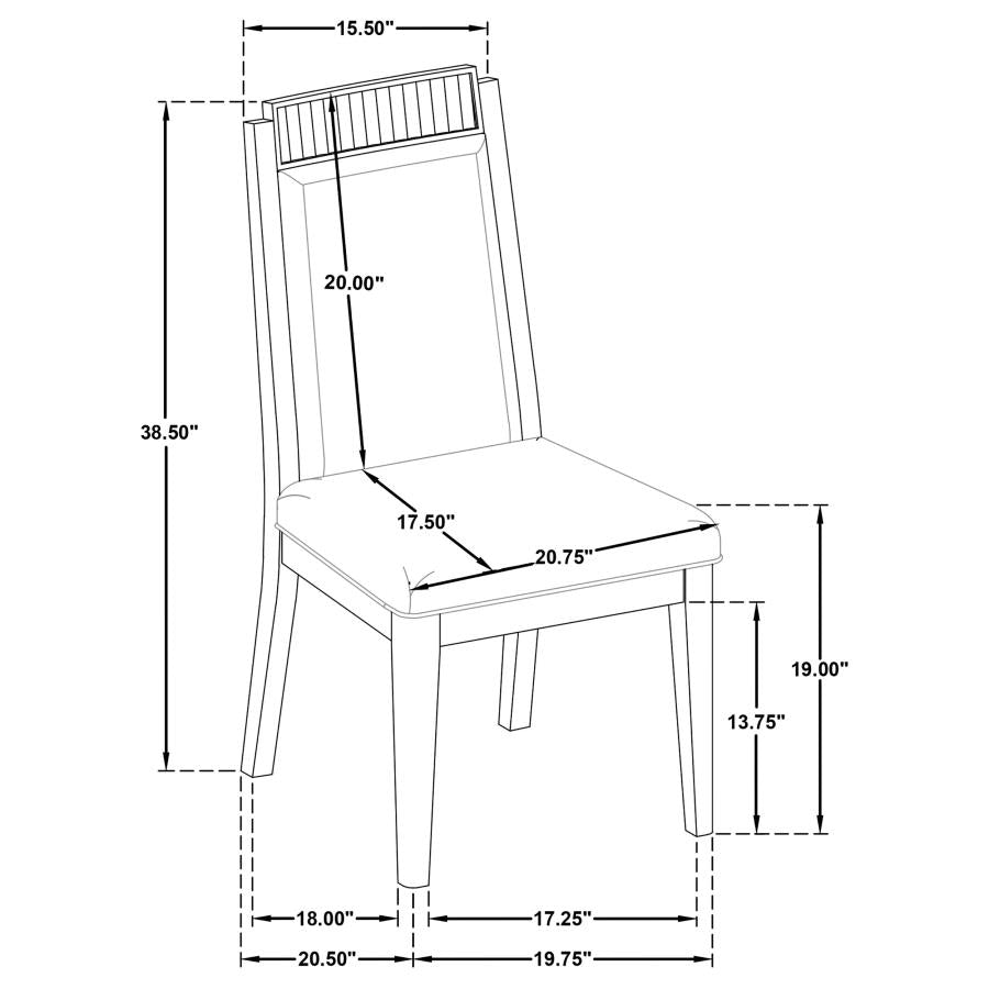 Brookmead 7-piece Rectangular Dining Set with 18