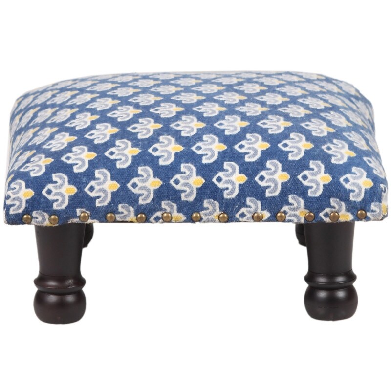 HERAT ORIENTAL Handmade Cotton Upholstered Footstool
