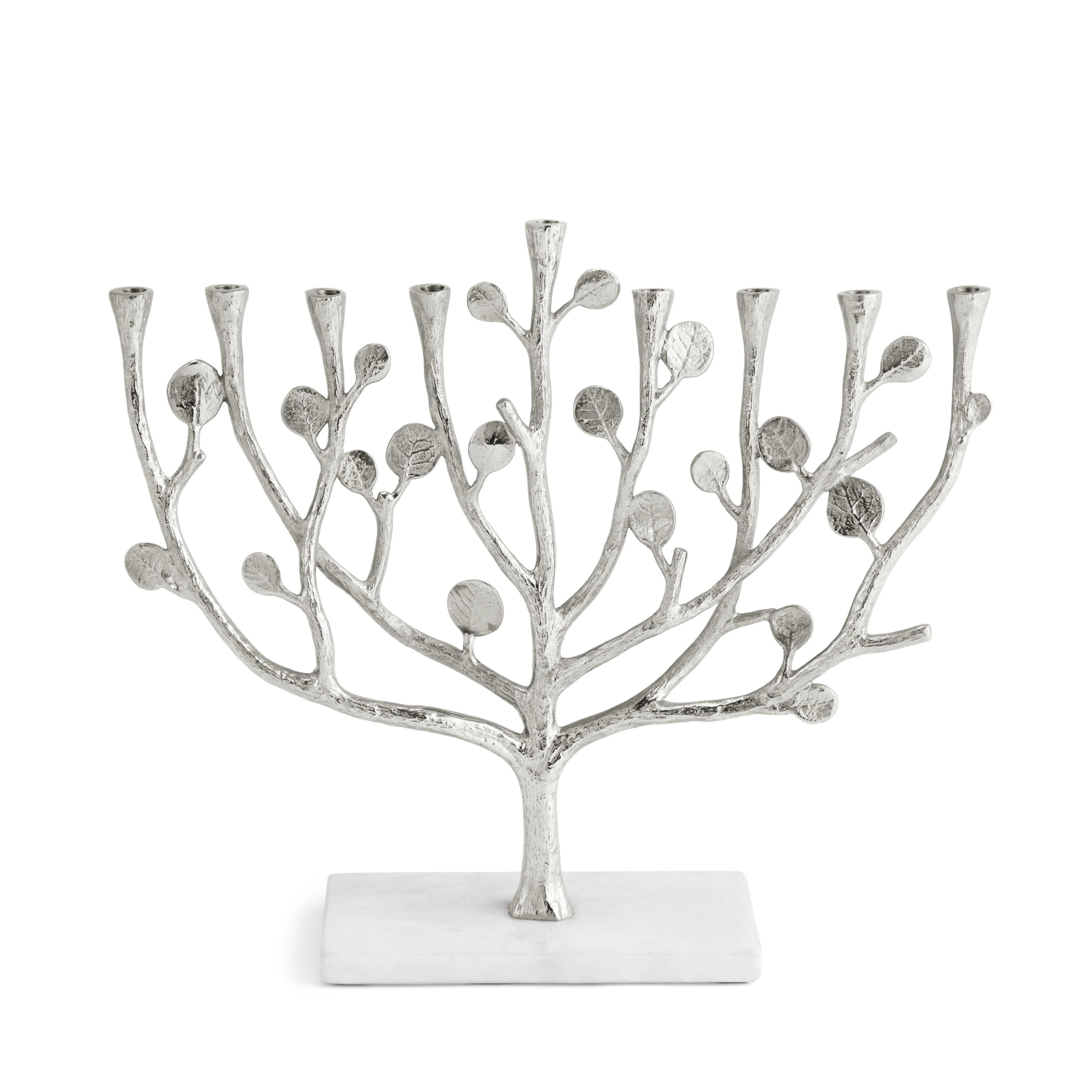 Botanical Leaf Menorah