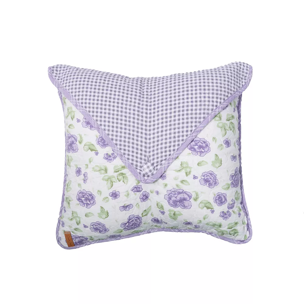 Donna Sharp Lavender Rose Envelope Throw Pillow