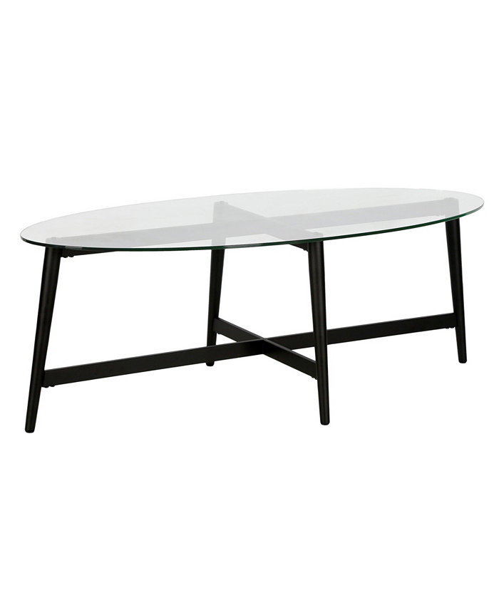 Hudson and Canal Olson Oval Coffee Table 50.5 x 23.5