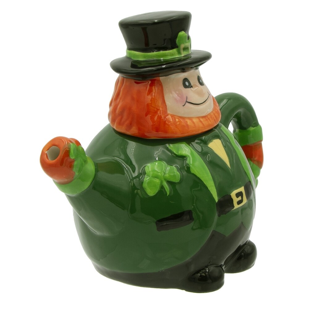 Ceramic Leprechaun 16oz Teapot