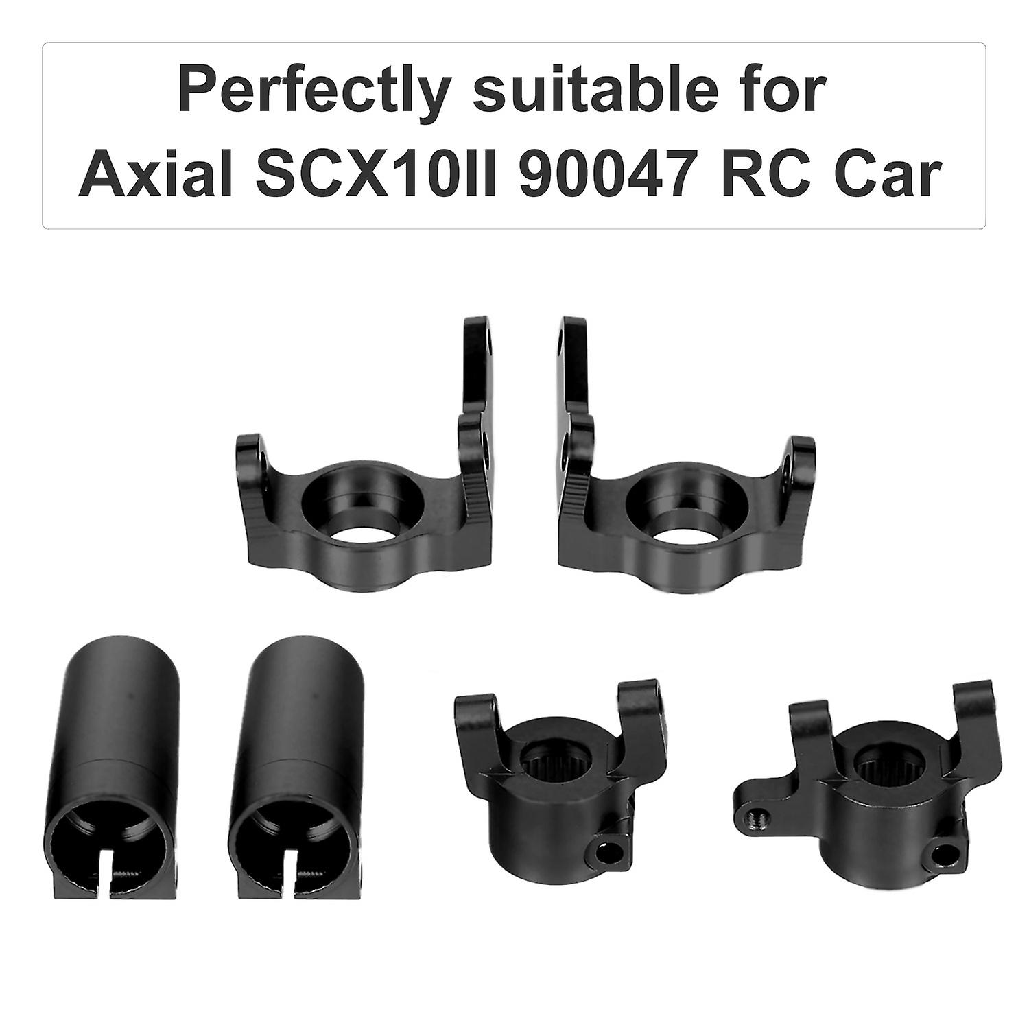 Metal Front Steering Knuckles C Hub Carrier Rear Axle Lock Out Set For Axial Scx10 Ii 90046 90047 Rc Car Parts No.292738