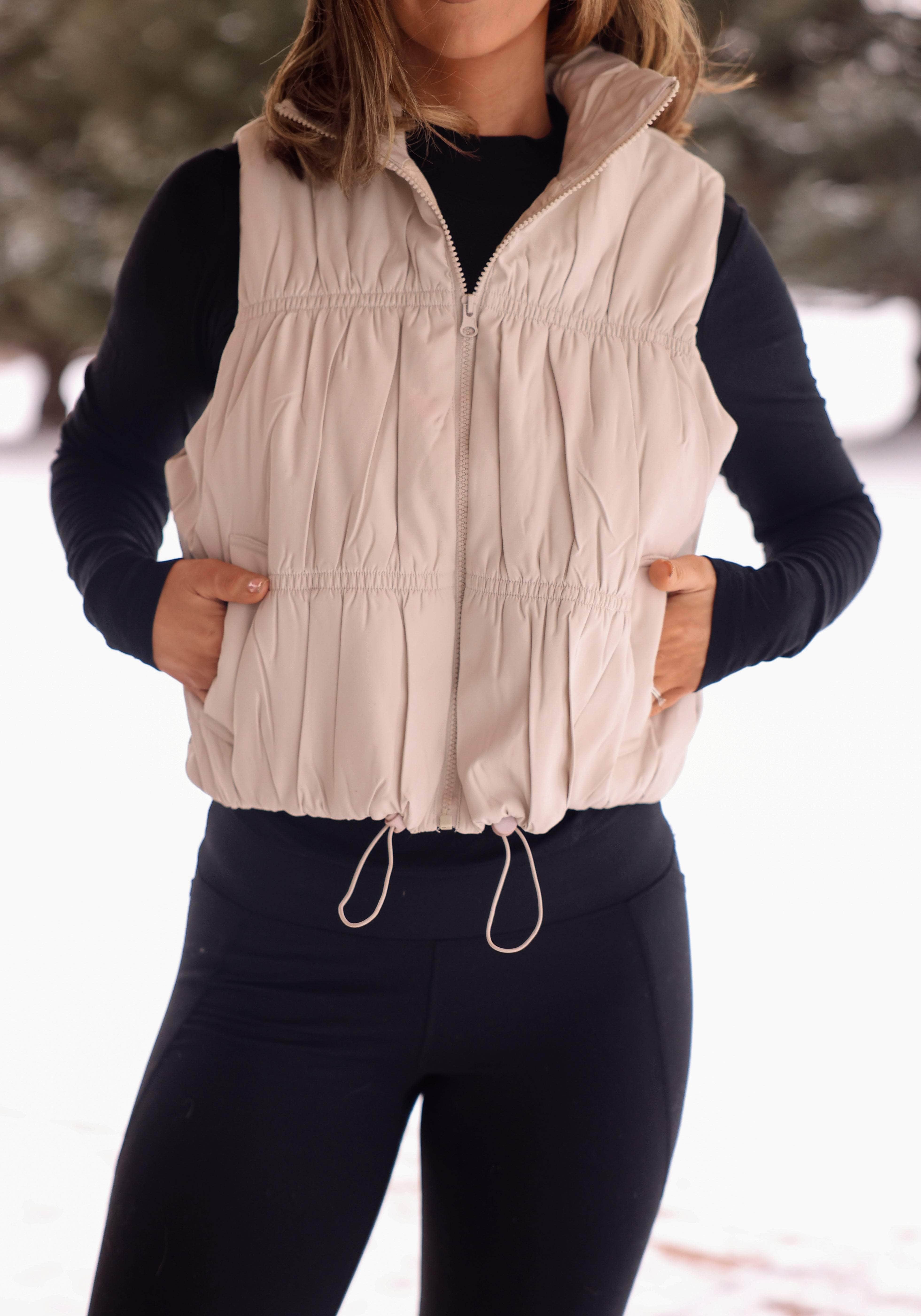 Ruched Vest