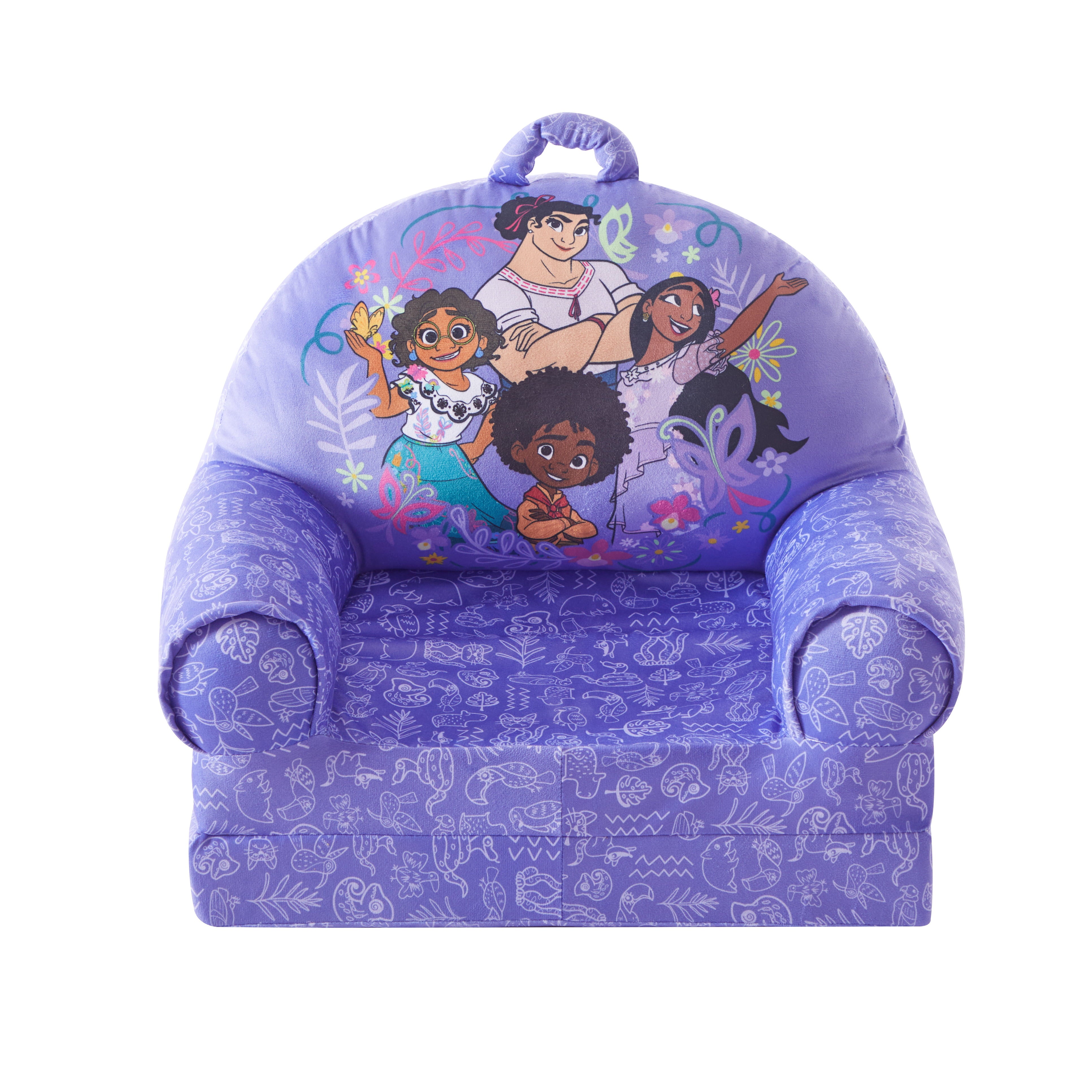 Disney Encanto Toddler Foam Flip Chair, Purple