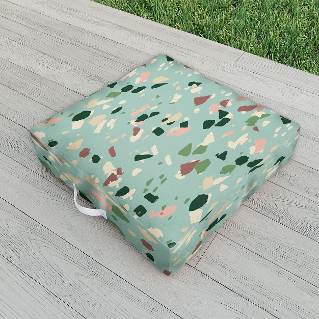 Holli Zollinger Zarah Terrazzo Outdoor Floor Cushion Deny Designs