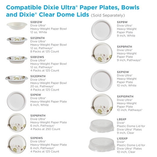 Dixie Ultra(R) 8.5 Inch White Ultra Heavy Weight P...