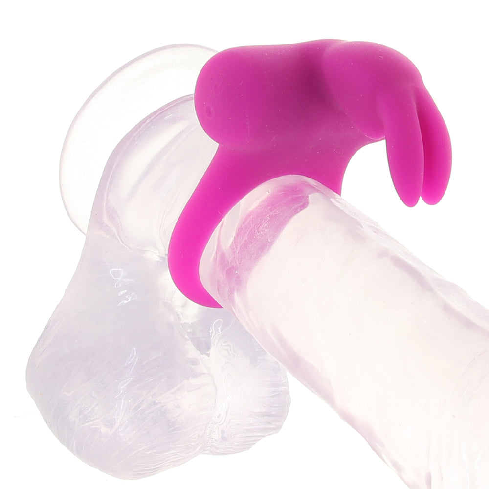 Frisky Bunny Vibrating Ring in Perfectly Purple