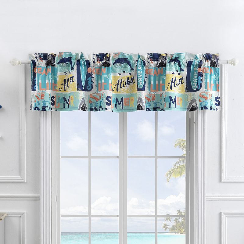 Greenland Home Fashions Wave Rider Window Valance