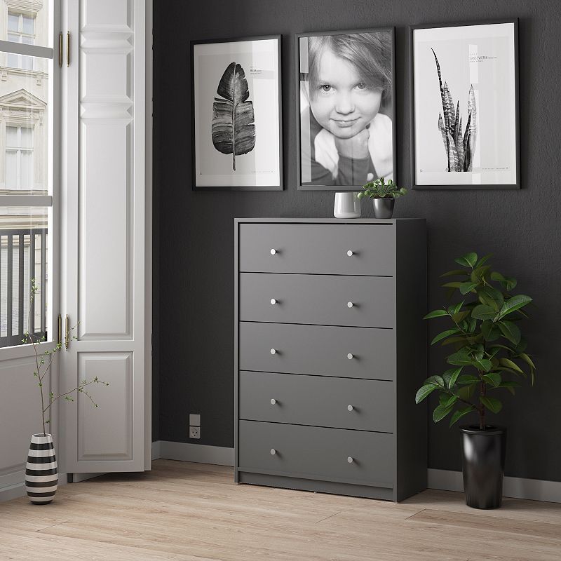 Tvilum Portland 5-Drawer Dresser