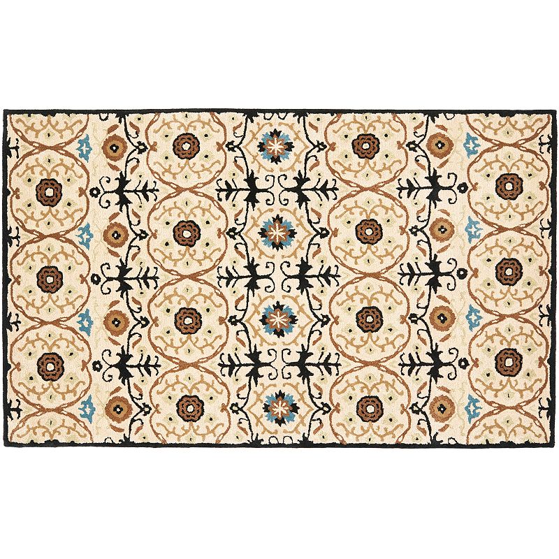 Safavieh Soho Ivory Floral Rug - 5' x 8'