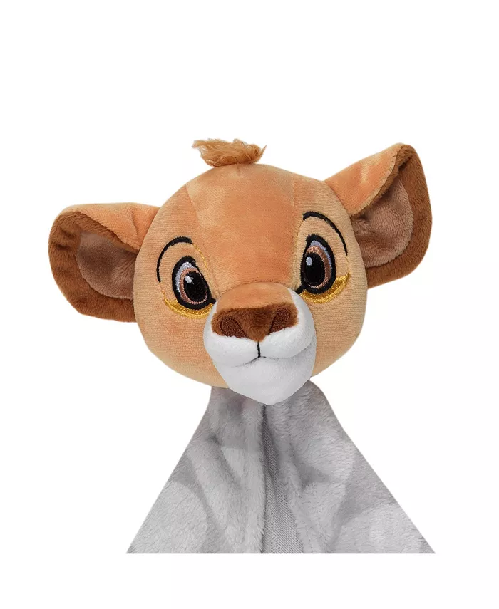 Lambs and Ivy Disney Baby THE LION KING Lovey Gray Plush Security Blanket