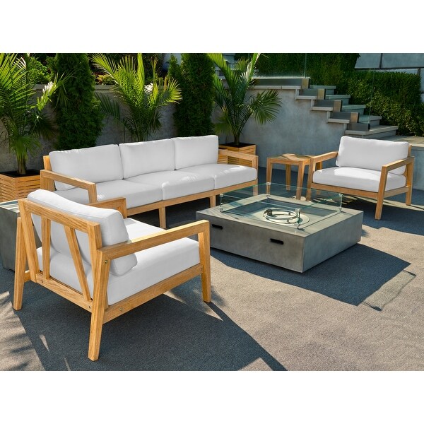 NewAge Products Outdoor Furniture Rhodes 4 Seater Patio Chat Set