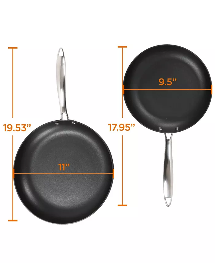 Othello Induction Frying Pans Nonstick Set 2 Piece