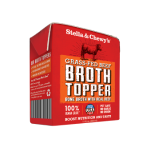 Stella and Chewy's Broth Topper Grass Fed Beef Dog Food Topper 11 oz.