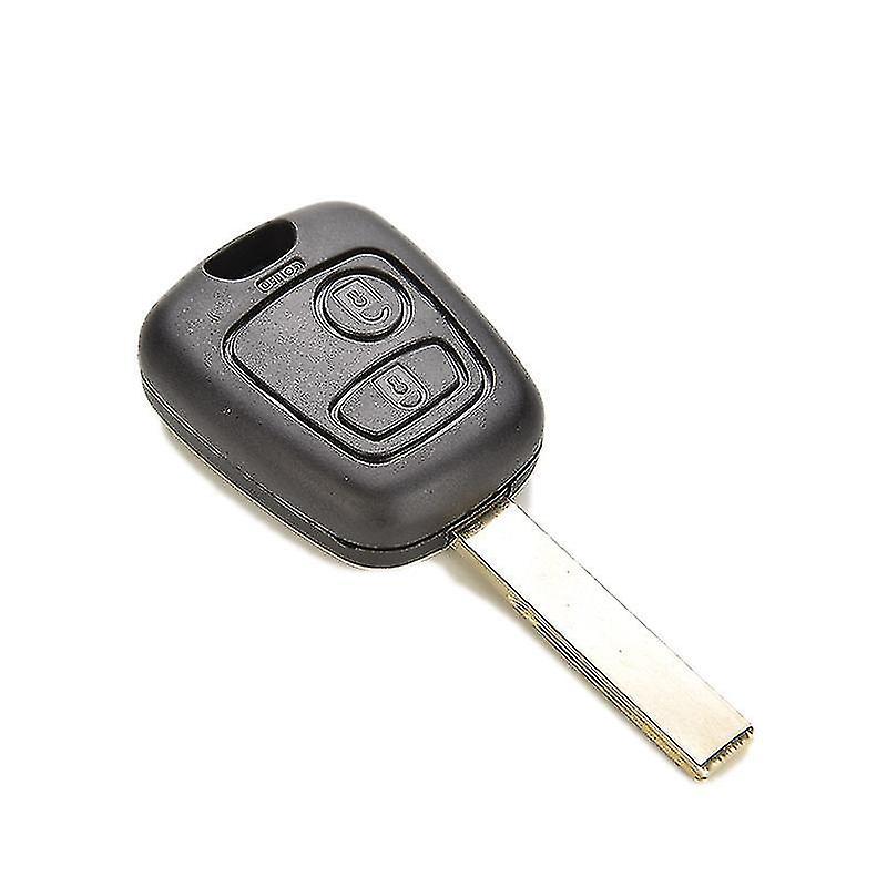 2 Button Uncut Remote Blank Key Shell For Peugeot 107 307 407 C2