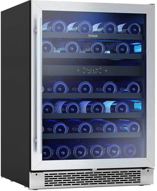 Zephyr BWN24C02AG Brisas Series 24 Inch Stainless Steel Wine Cooler