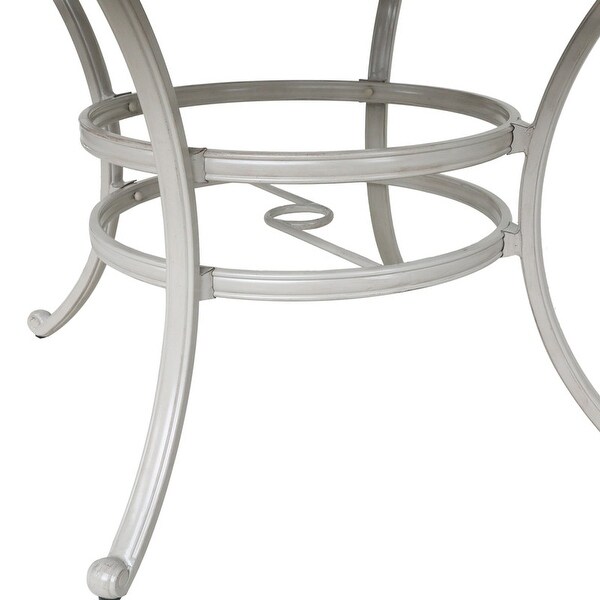 Torino Aluminum 49 Inch Round Dining Table