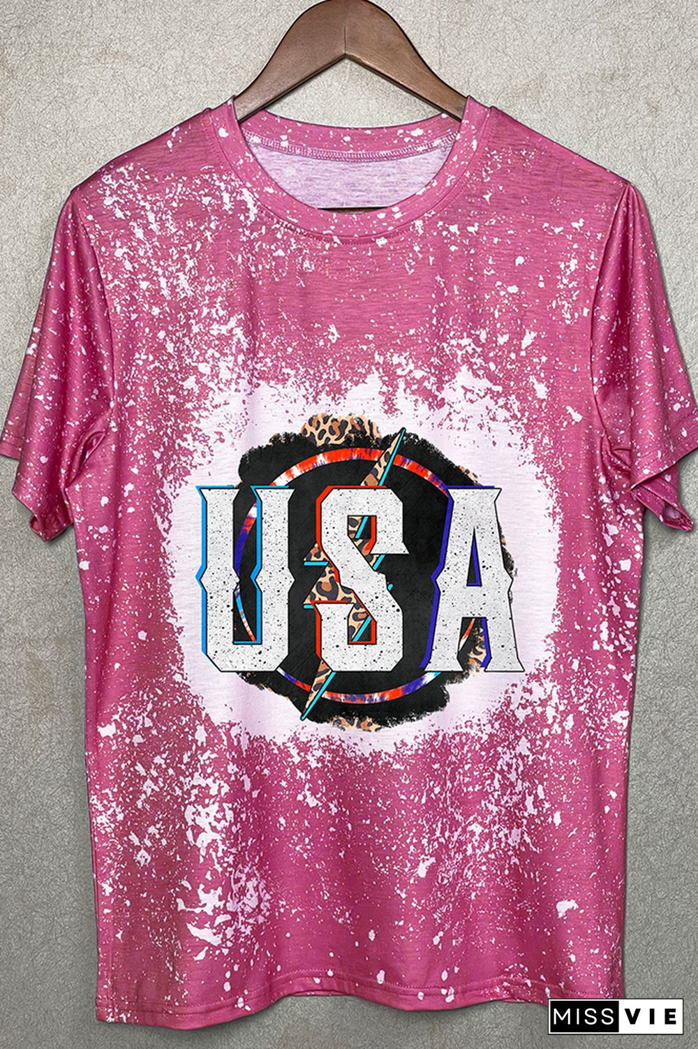 USA Lightning Graphic Tee Wholesale