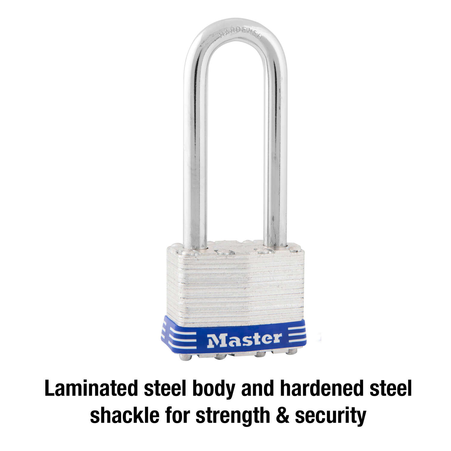 Master Lock 1-3/4 in. W Laminated Steel Ball Bearing Locking Padlock