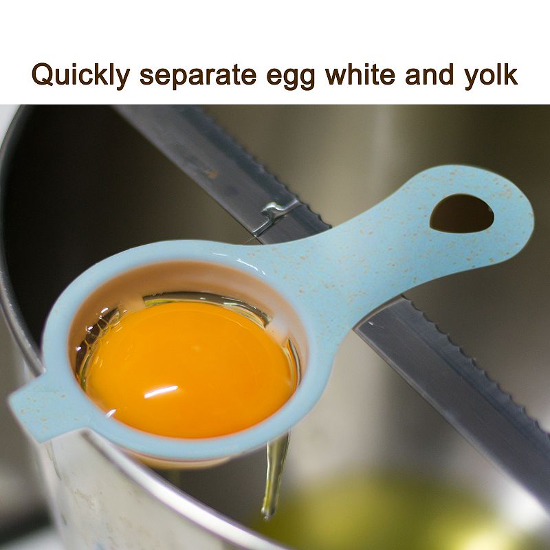 Egg Separator 6 Pcs Plastic Egg Yolk Separator Kitchen Cooking Baking Tool