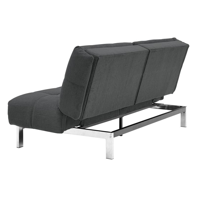 Relax-A-Lounger Winchester Sofa Convertible in Gray Fabric Upholstery