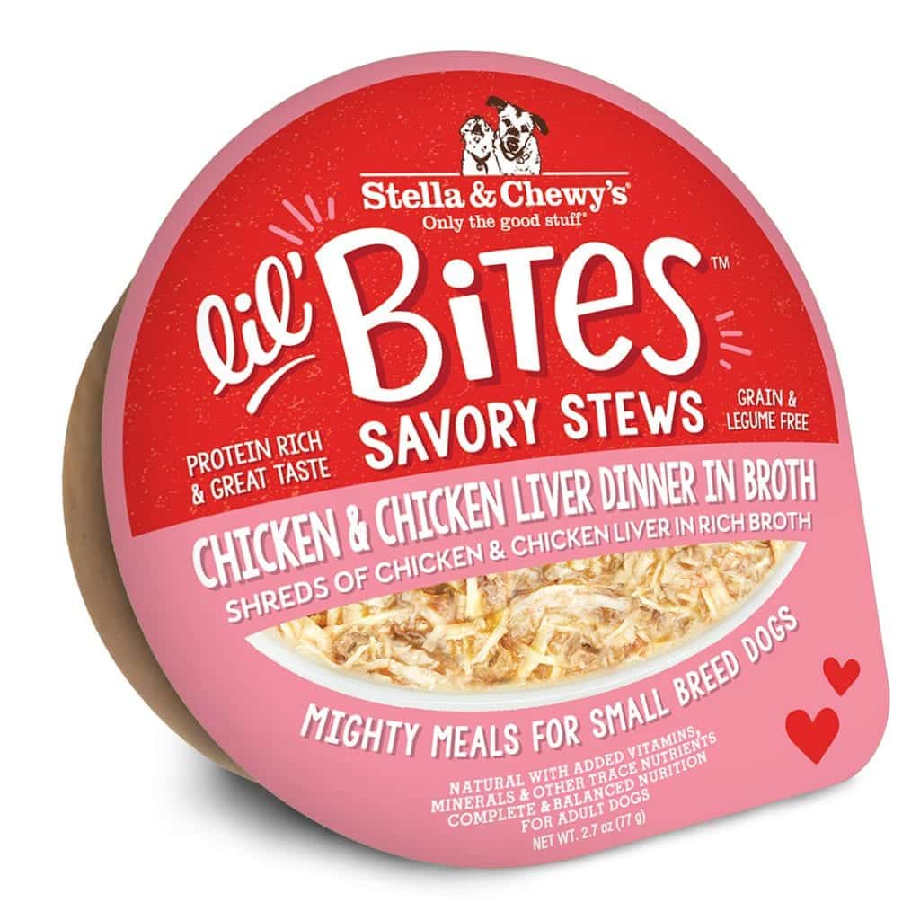 Stella  Chewys Lil Bites Chicken  Chicken Liver Stew Cups for Dogs