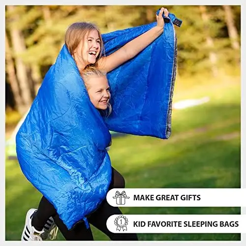 Sleeping Bag Indoor  Outdoor  Compact Bags are Perfect for Hiking Backpacking  Camping