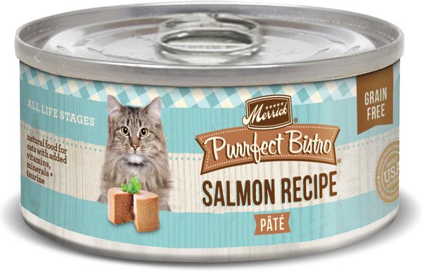 Merrick Purrfect Bistro Grain-Free Salmon Pate Canned Cat Food