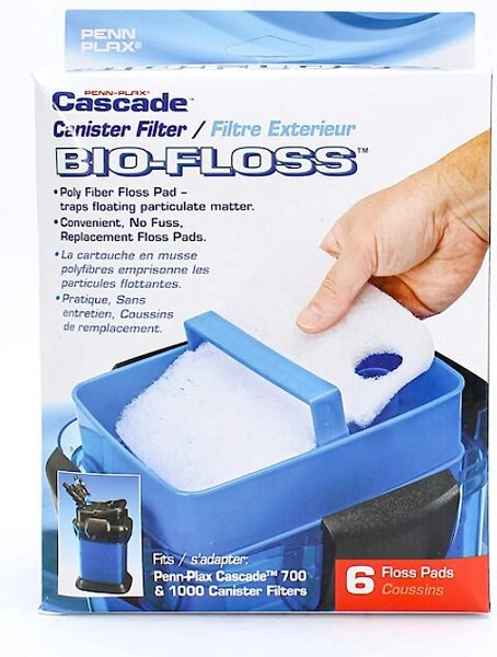 Penn-Plax Cascade Aquarium Bio-Floss Pads 700 and 1000 Filter