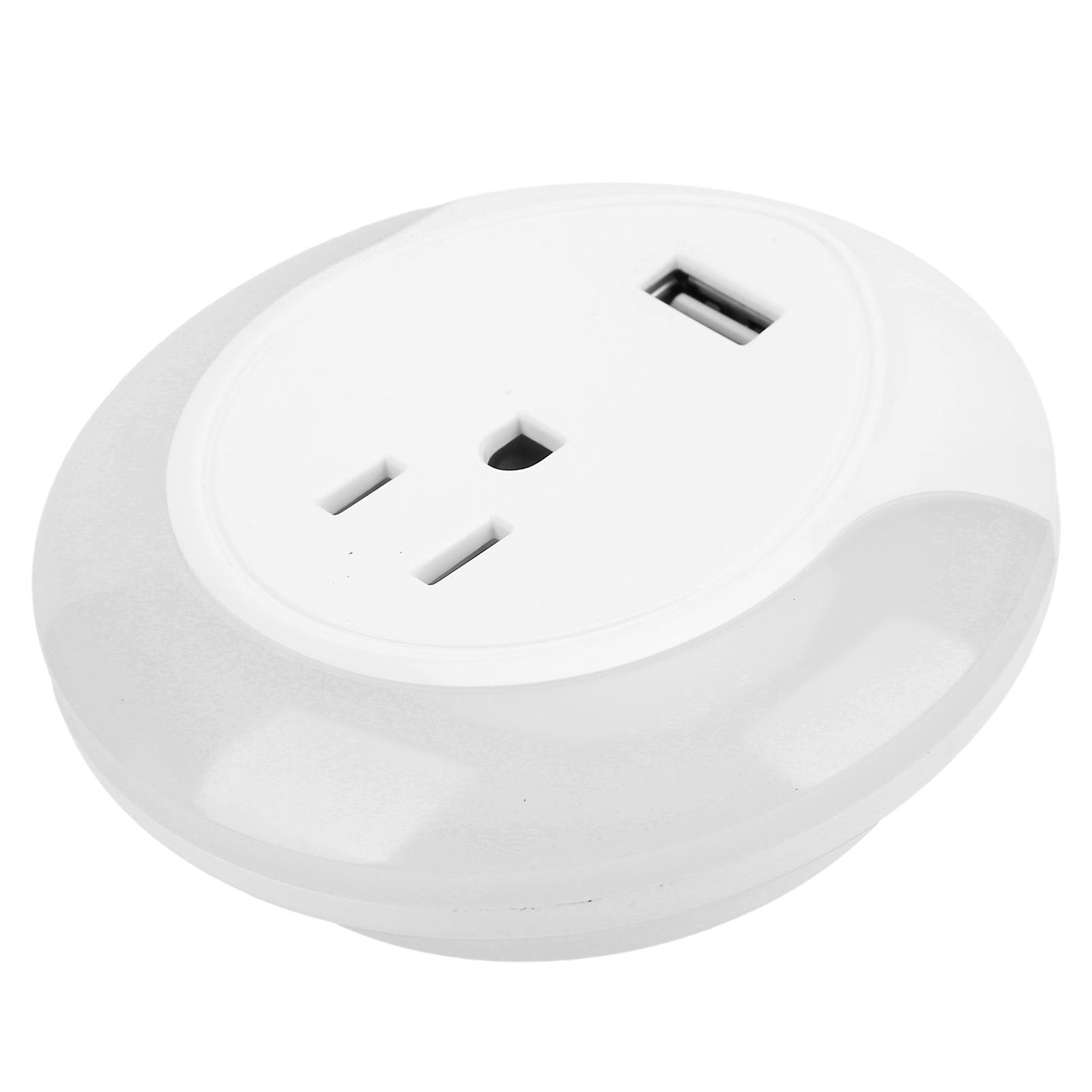 Smart Plug App Remote Control Wifi Outlet With Timer Function Usb Night Light 100240vus Plug