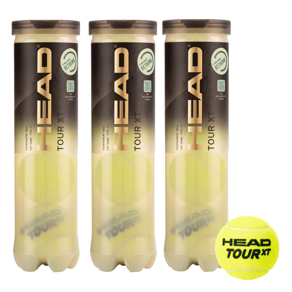 Head Tour XT Tennis Balls - 1 Dozen