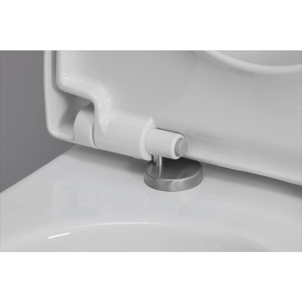 Duravit Darling New 1-piece 1.28 GPF Single Flush Elongated Toilet in White (Seat Included) D2101700