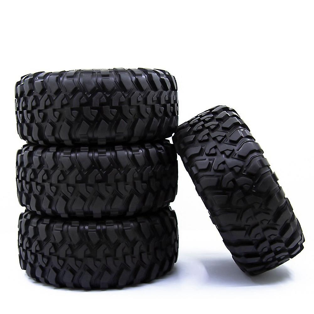 4pcs 118mm 1.9 Rubber Tires Tyres Wheel For 1/10 Rc Crawler Car Axial Scx10 90046 Axi03007 Traxxas