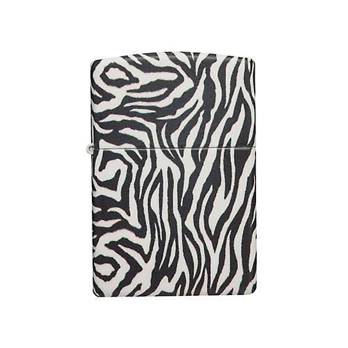 Zippo Animal Print Design Windproof Lighter (Zebra)