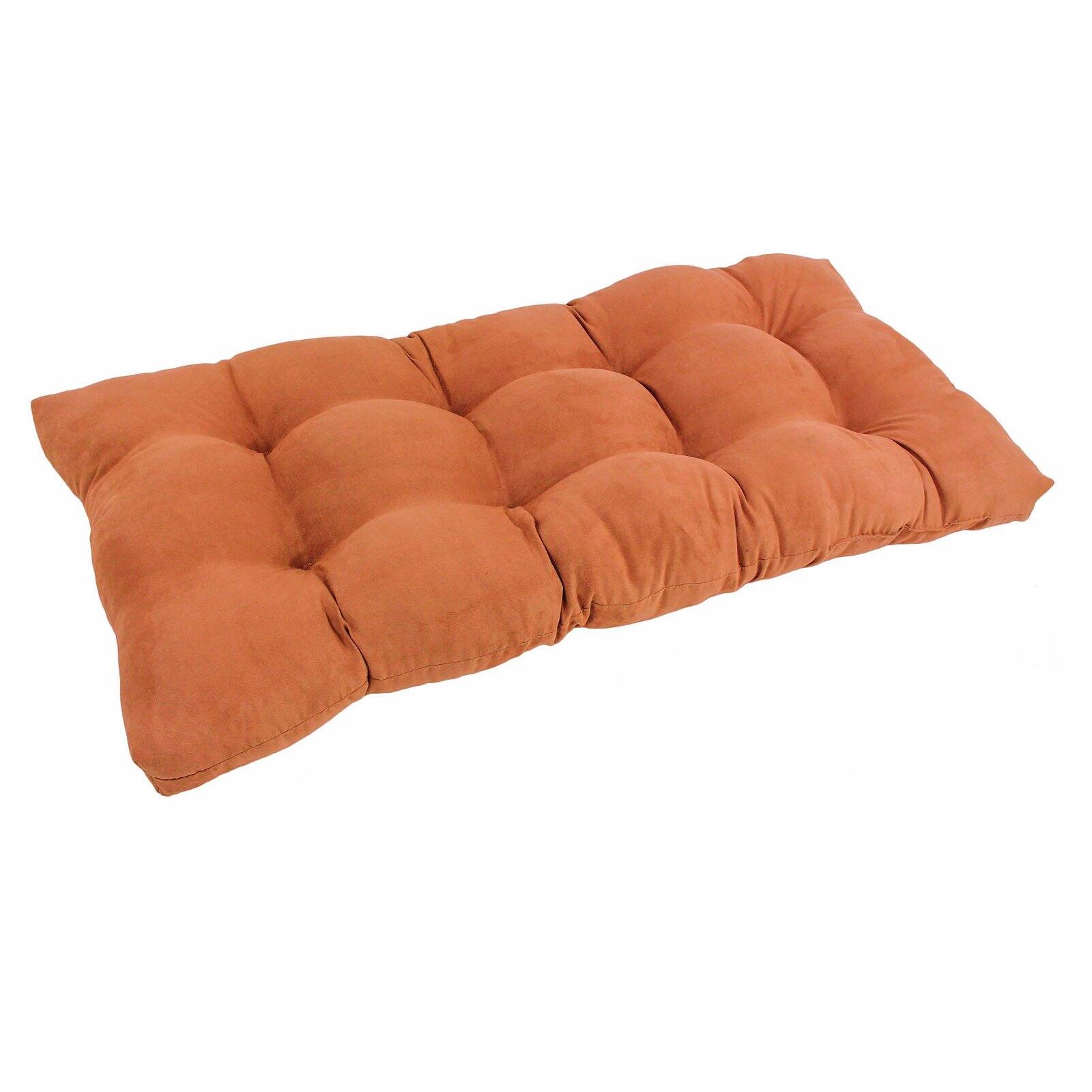 Blazing Needles Microsuede Indoor Bench Cushion