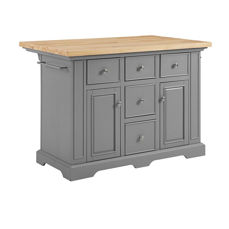 Crosley Julia Wood-Top Kitchen Island