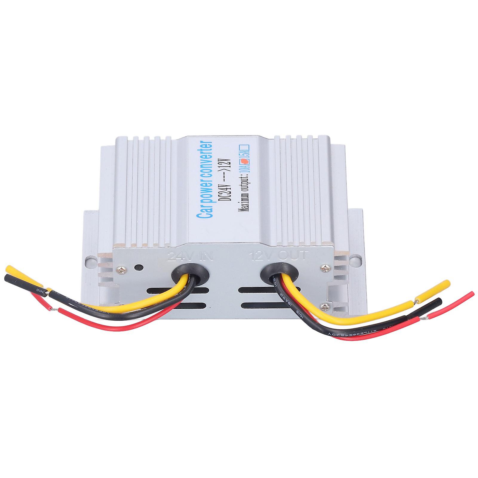 Buck Converter Dc 24v To Dc 12v 10a 120w Voltage Adapter Regulator Power Supply For Vehicle