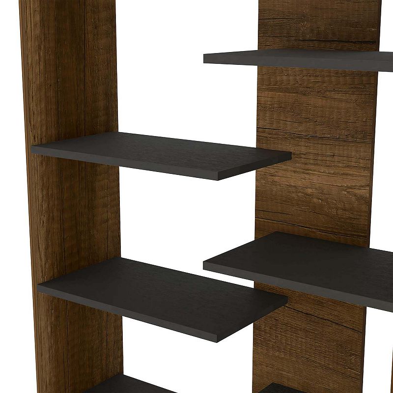 Contemporary Bookcase， Multiple Shelves