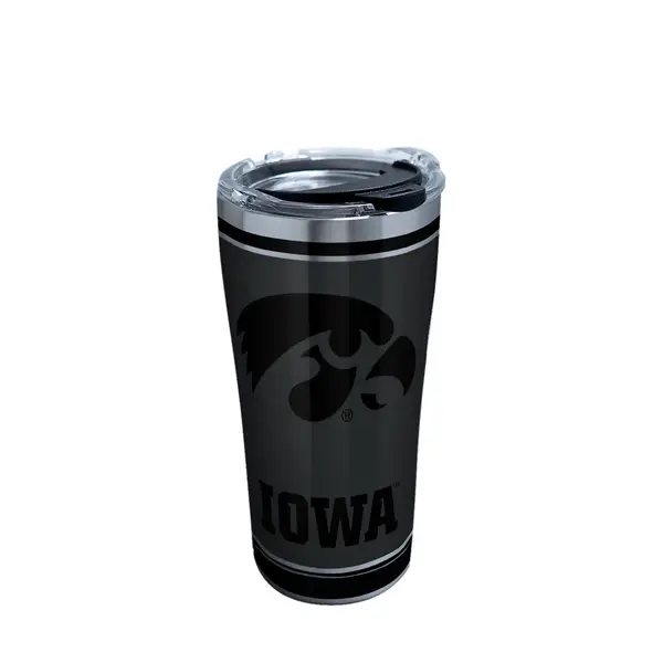 Tervis 20 oz Iowa Hawkeyes Blackout Stainless Steel Tumbler