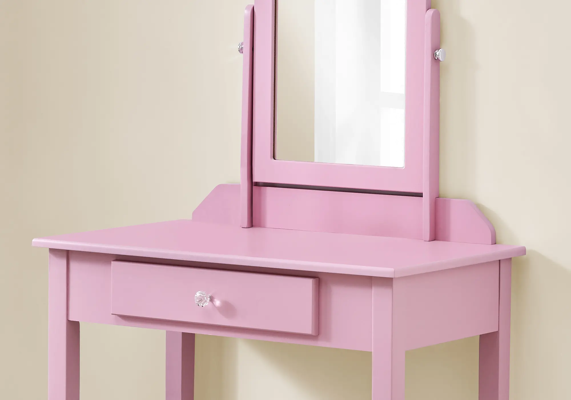 Sarah Kids Pink Vanity with Mirror