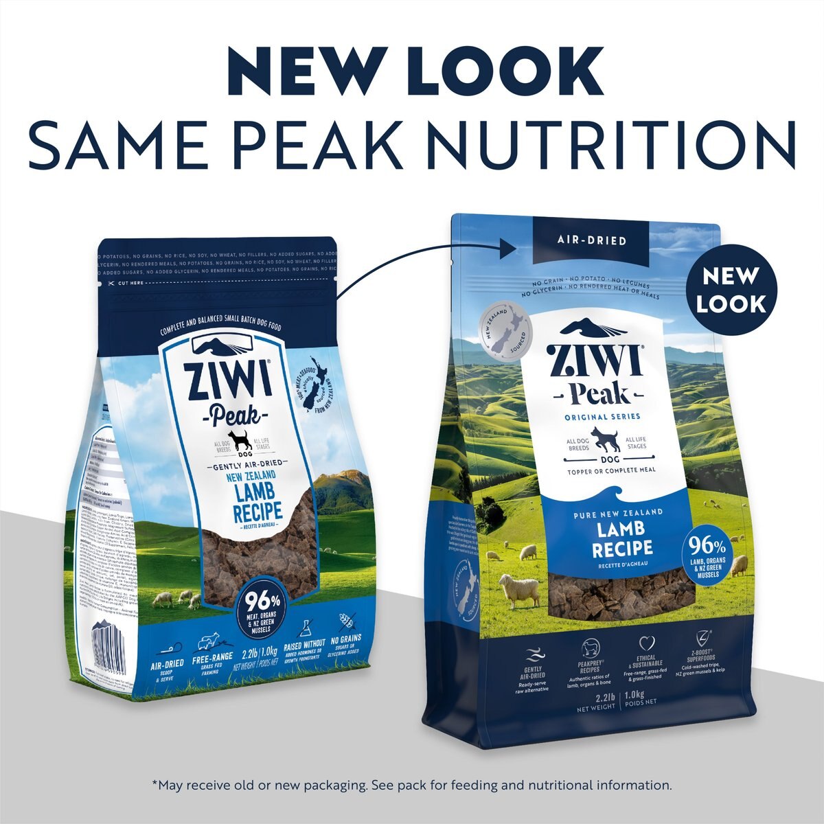 Ziwi Peak Lamb Grain-Free Air-Dried  Dog Food