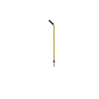 Rubbermaid Quick Connect Ergo 47.75 in. L Alluminum Adjustable Handle in Yellow (1-Each) RCPQ76000