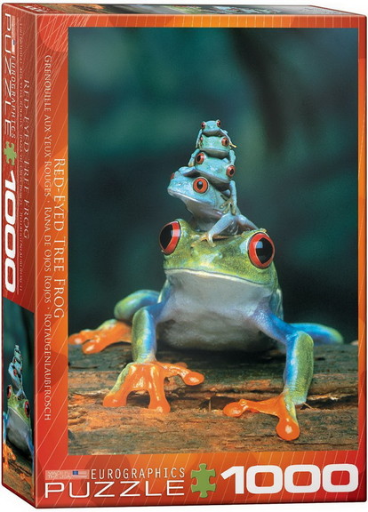 Red Eyed Tree Frog 1000 Piece Jigsaw Puzzle