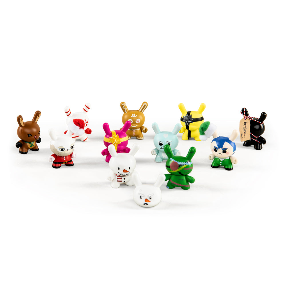 Kidrobot 12 Dunny Days of Christmas Vinyl Dunny Set