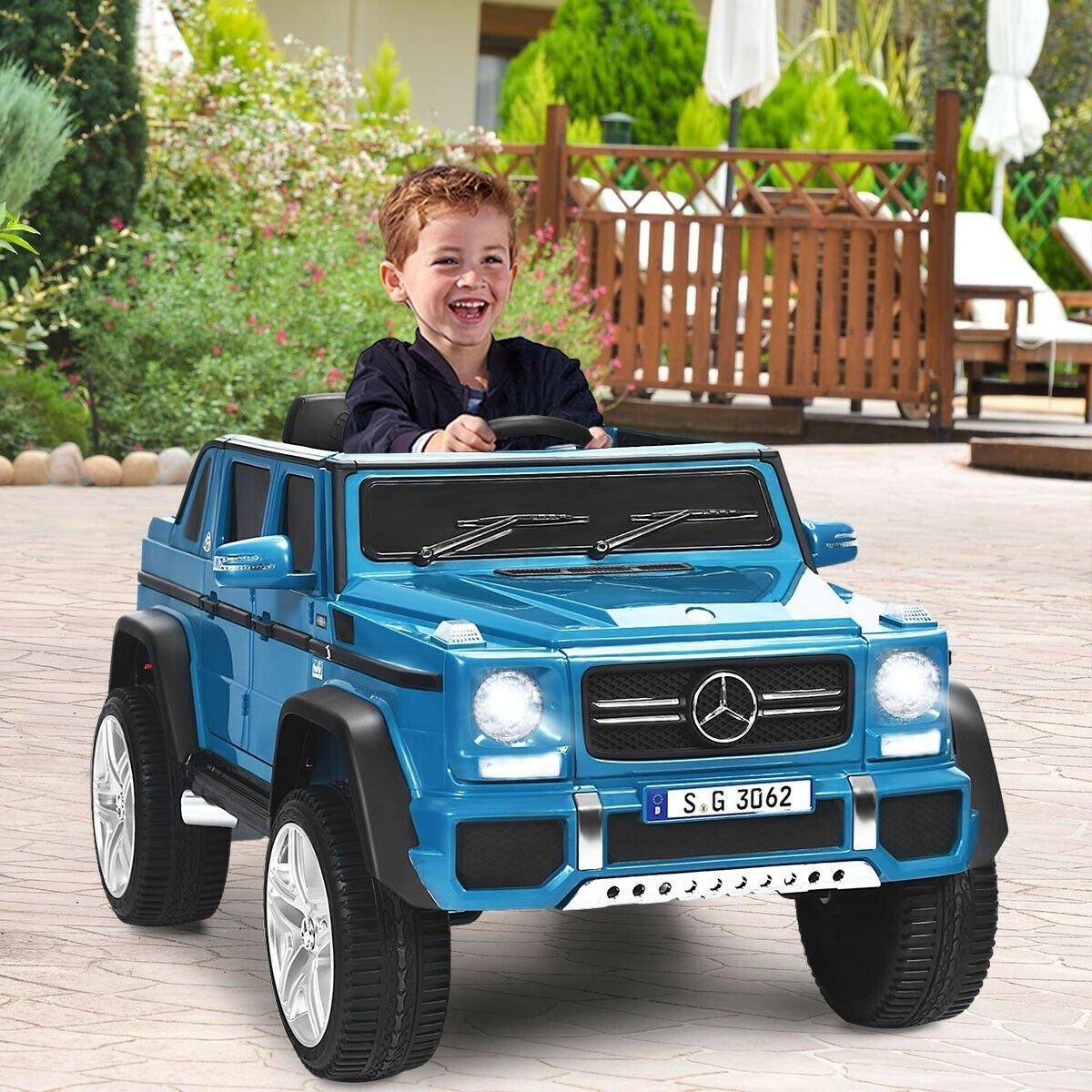 Costzon Ride on Car, Licensed Mercedes-Benz Maybach G650S, 12V Battery Powered Toy