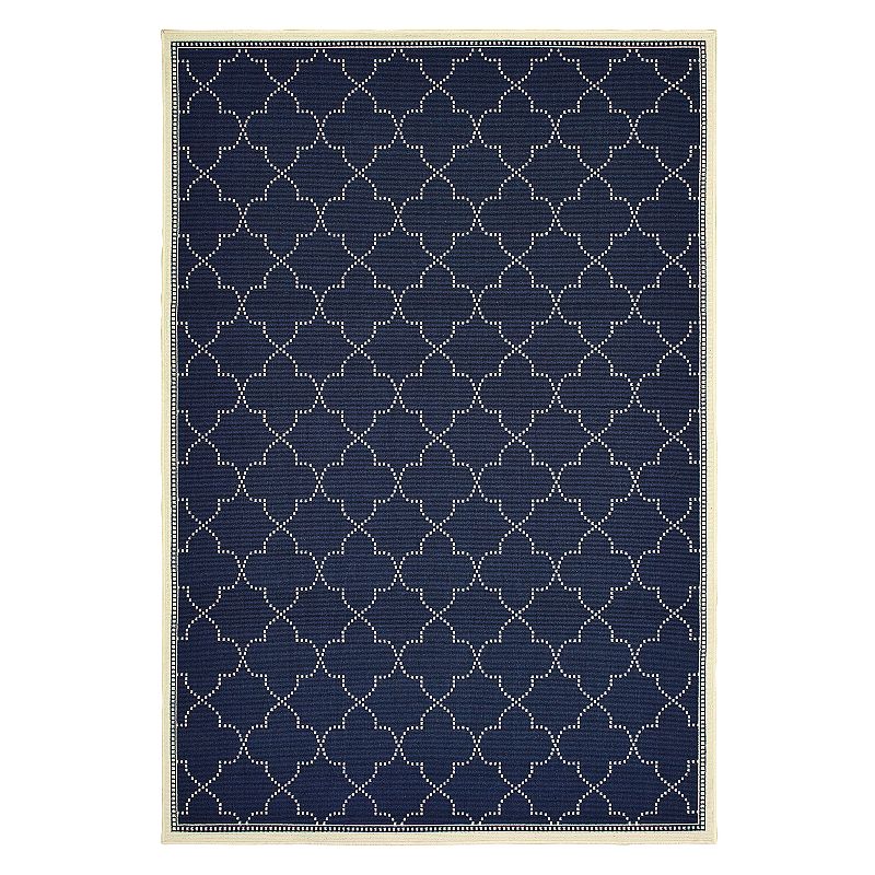 StyleHaven Mainland Moroccan Lattice Indoor Outdoor Rug