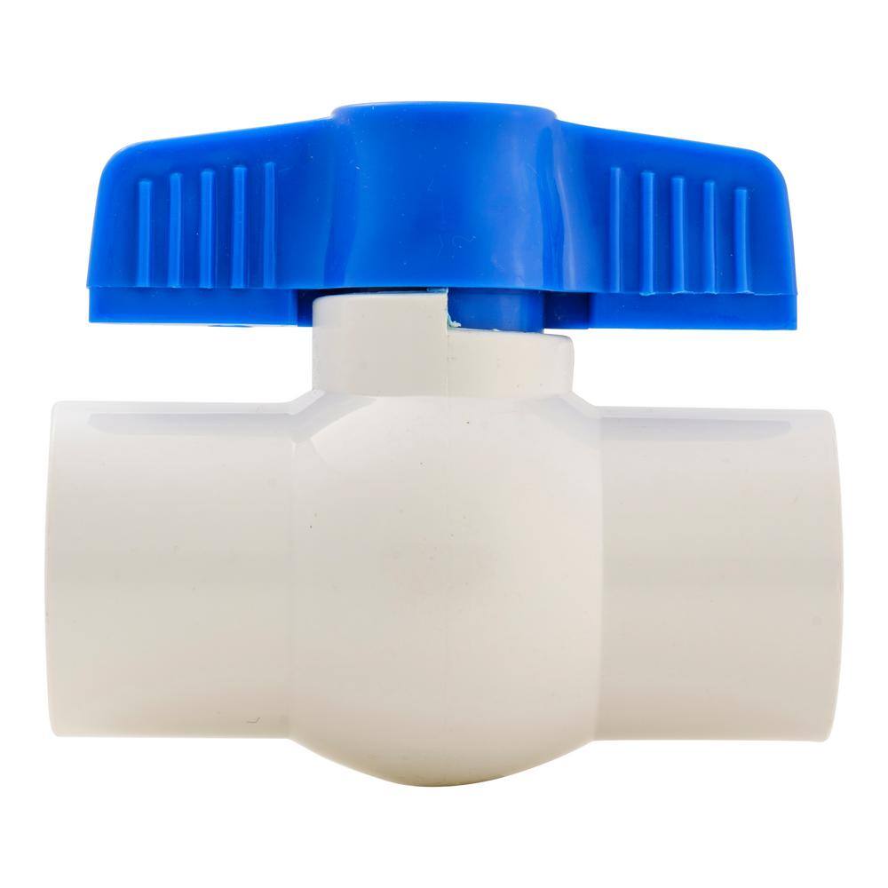 Everbilt 1 in. PVC FIP x FIP Sch. 40 Ball Valve 107-135EB